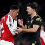 Nổ ra ẩu đả: Harry Maguire và Gabriel Magalhaes suýt xảy ra xô xát sau trận Arsenal vs MU 1