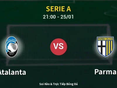 🔴 Trực Tiếp: Atalanta 2-0 Parma – Link Xem Serie A (Full HD)
