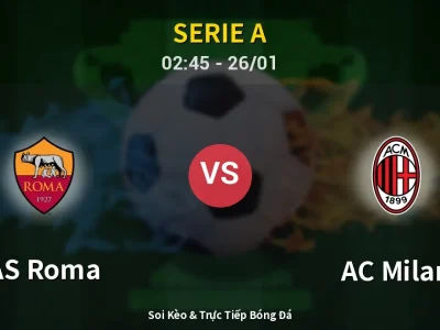 Kết Quả: AS Roma 1-1 AC Milan – Highlight & Bàn Thắng | Serie A