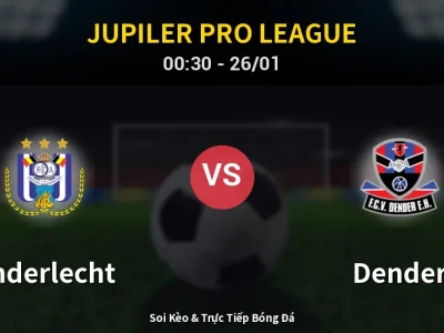 Kết Quả: Anderlecht 0-0 Dender – Highlight & Bàn Thắng | Jupiler Pro League