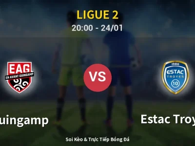 Soi Kèo Guingamp vs Estac Troyes – 20:00 24/01 | Nhận Định, Dự Đoán Tỷ Số