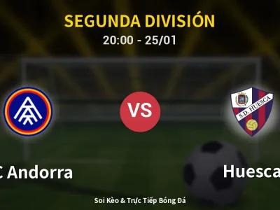 🔴 Trực Tiếp: FC Andorra 1-1 Huesca – Link Xem Segunda División (Full HD)