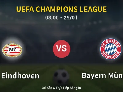 Kết Quả: PSV Eindhoven 1-2 Bayern München – Highlight & Bàn Thắng | UEFA Champions League