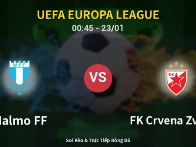 Kết Quả: Malmo FF 0-1 FK Crvena Zvezda – Highlight & Bàn Thắng | UEFA Europa League