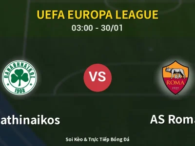 Kết Quả: Panathinaikos 1-1 AS Roma – Highlight & Bàn Thắng | UEFA Europa League