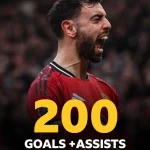 Sốc: Bruno Fernandes Vượt Mặt Ronaldo, Lập Kỷ Lục 200 Bàn Thắng + Kiến Tạo Cho MU 1