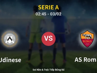 Kết Quả: Udinese 1-0 AS Roma – Highlight & Bàn Thắng | Serie A
