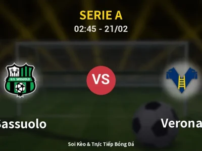 Kết Quả: Sassuolo 3-0 Verona – Highlight & Bàn Thắng | Serie A