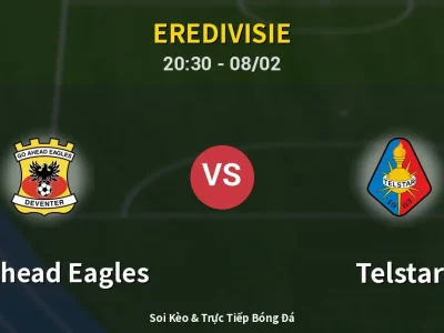 🔴 Trực Tiếp: GO Ahead Eagles 0-0 Telstar – Link Xem Eredivisie (Full HD)