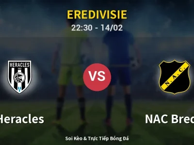 Soi Kèo Heracles vs NAC Breda – 22:30 14/02 | Nhận Định, Dự Đoán Tỷ Số