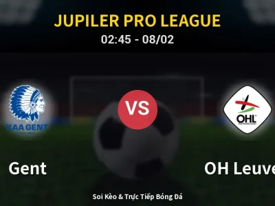 Kết Quả: Gent 1-3 OH Leuven – Highlight & Bàn Thắng | Jupiler Pro League