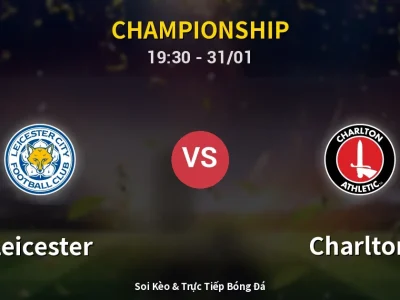 Kết Quả: Leicester 0-2 Charlton – Highlight & Bàn Thắng | Championship