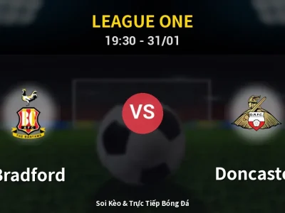Kết Quả: Bradford 1-0 Doncaster – Highlight & Bàn Thắng | League One