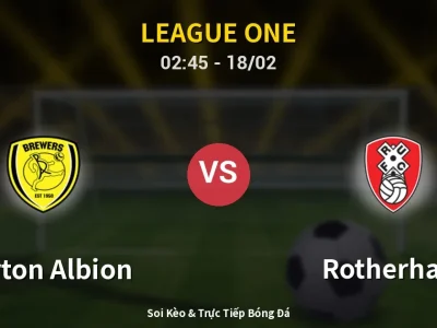 Kết Quả: Burton Albion 1-0 Rotherham – Highlight & Bàn Thắng | League One
