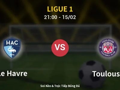 🔴 Trực Tiếp: Le Havre 2-2 Toulouse – Link Xem Ligue 1 (Full HD)