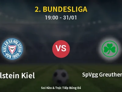 Kết Quả: Holstein Kiel 1-2 SpVgg Greuther Fürth – Highlight & Bàn Thắng | 2. Bundesliga