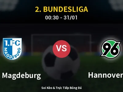 Kết Quả: 1. FC Magdeburg 1-2 Hannover 96 – Highlight & Bàn Thắng | 2. Bundesliga