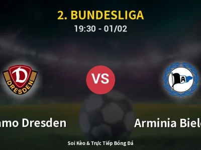 🔴 Trực Tiếp: Dynamo Dresden 1-0 Arminia Bielefeld – Link Xem 2. Bundesliga (Full HD)