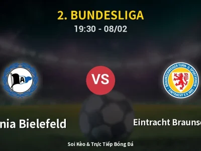 Kết Quả: Arminia Bielefeld 3-2 Eintracht Braunschweig – Highlight & Bàn Thắng | 2. Bundesliga