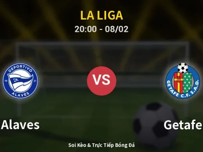 🔴 Trực Tiếp: Alaves 0-2 Getafe – Link Xem La Liga (Full HD)