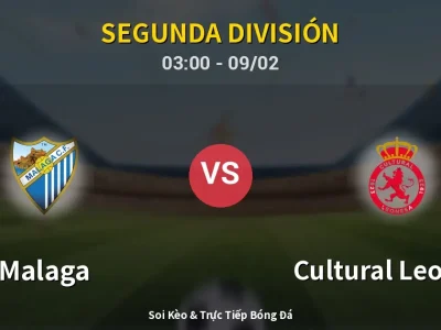 Kết Quả: Malaga 2-1 Cultural Leonesa – Highlight & Bàn Thắng | Segunda División