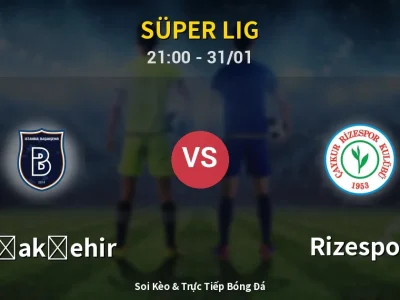 🔴 Trực Tiếp: Başakşehir 1-0 Rizespor – Link Xem Süper Lig (Full HD)