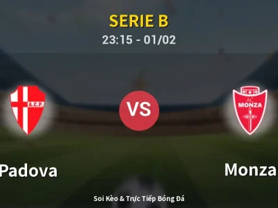 Soi Kèo Padova vs Monza – 23:15 01/02 | Nhận Định, Dự Đoán Tỷ Số