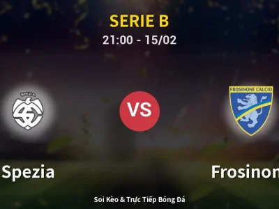 🔴 Trực Tiếp: Spezia 0-2 Frosinone – Link Xem Serie B (Full HD)