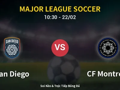 Kết Quả: San Diego 5-0 CF Montreal – Highlight & Bàn Thắng | Major League Soccer