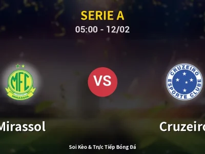 Kết Quả: Mirassol 2-2 Cruzeiro – Highlight & Bàn Thắng | Serie A