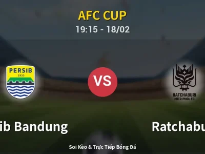 🔴 Trực Tiếp: Persib Bandung 1-0 Ratchaburi – Link Xem AFC Cup (Full HD)