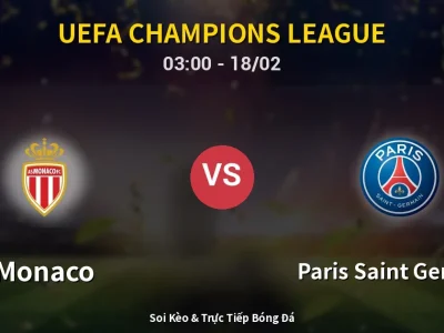 Kết Quả: Monaco 2-3 Paris Saint Germain – Highlight & Bàn Thắng | UEFA Champions League