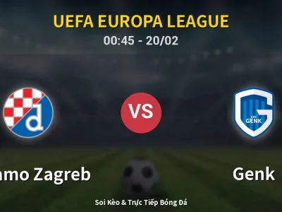 Kết Quả: Dinamo Zagreb 1-3 Genk – Highlight & Bàn Thắng | UEFA Europa League