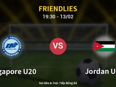 Kết Quả: Singapore U20 0-2 Jordan U20 – Highlight & Bàn Thắng | Friendlies