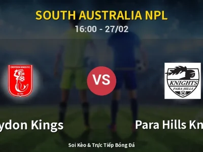 Kết Quả: Croydon Kings 3-2 Para Hills Knights – Highlight & Bàn Thắng | South Australia NPL