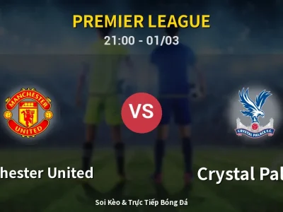 🔴 Trực Tiếp: Manchester United 2-1 Crystal Palace – Link Xem Premier League (Full HD)
