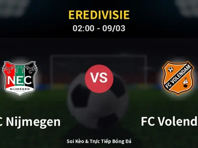 Kết Quả: NEC Nijmegen 3-0 FC Volendam – Highlight & Bàn Thắng | Eredivisie