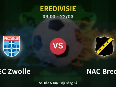Kết Quả: PEC Zwolle 2-1 NAC Breda – Highlight & Bàn Thắng | Eredivisie