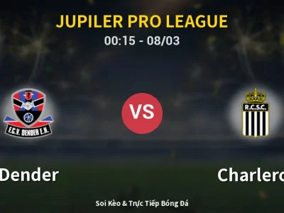 Kết Quả: Dender 2-2 Charleroi – Highlight & Bàn Thắng | Jupiler Pro League