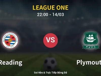 Soi Kèo Reading vs Plymouth – 22:00 14/03 | Nhận Định, Dự Đoán Tỷ Số