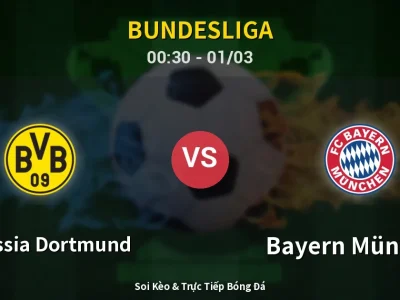 Kết Quả: Borussia Dortmund 2-3 Bayern München – Highlight & Bàn Thắng | Bundesliga