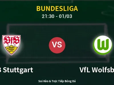 🔴 Trực Tiếp: VfB Stuttgart 3-0 VfL Wolfsburg – Link Xem Bundesliga (Full HD)