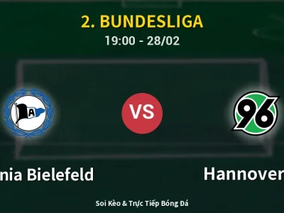 Soi Kèo Arminia Bielefeld vs Hannover 96 – 19:00 28/02 | Nhận Định, Dự Đoán Tỷ Số