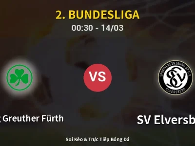 Kết Quả: SpVgg Greuther Fürth 2-0 SV Elversberg – Highlight & Bàn Thắng | 2. Bundesliga