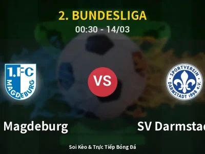 Kết Quả: 1. FC Magdeburg 1-1 SV Darmstadt 98 – Highlight & Bàn Thắng | 2. Bundesliga