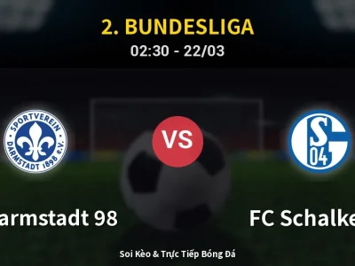 🔴 Trực Tiếp: SV Darmstadt 98 0-0 FC Schalke 04 – Link Xem 2. Bundesliga (Full HD)