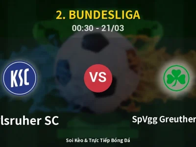 Kết Quả: Karlsruher SC 3-1 SpVgg Greuther Fürth – Highlight & Bàn Thắng | 2. Bundesliga