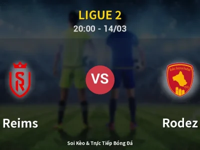 Kết Quả: Reims 1-2 Rodez – Highlight & Bàn Thắng | Ligue 2