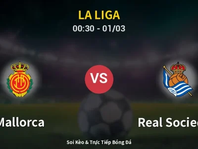 Kết Quả: Mallorca 0-1 Real Sociedad – Highlight & Bàn Thắng | La Liga