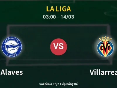 Kết Quả: Alaves 1-1 Villarreal – Highlight & Bàn Thắng | La Liga